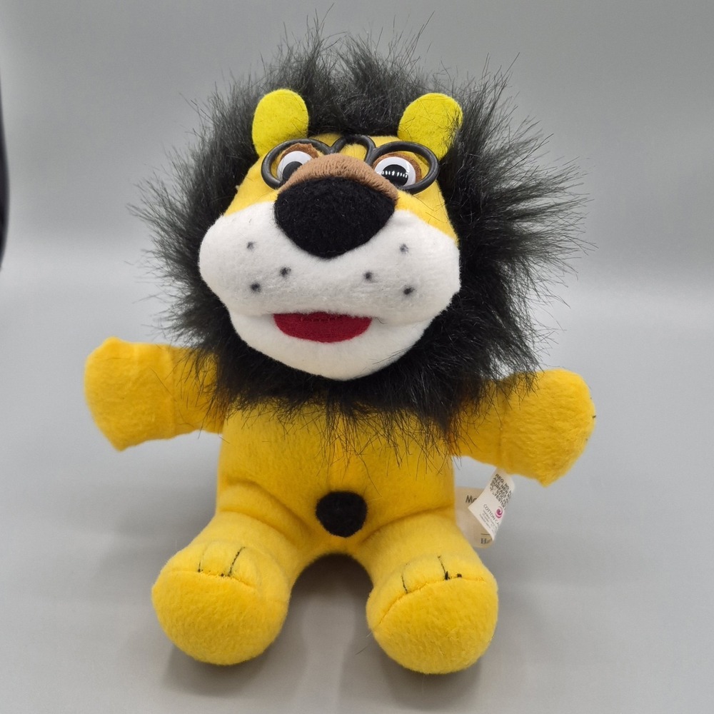Hubert the Lion BMO Harris Bank 7" Plush Stuffed Animal Mascot Advertising